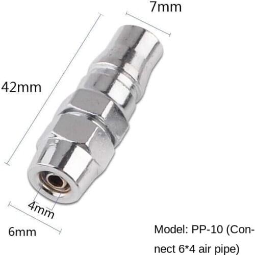 C- Type Fast Quick Wring Joint Air Pipe Quick Plug Self-Locking Pp20 Male Head/40/10