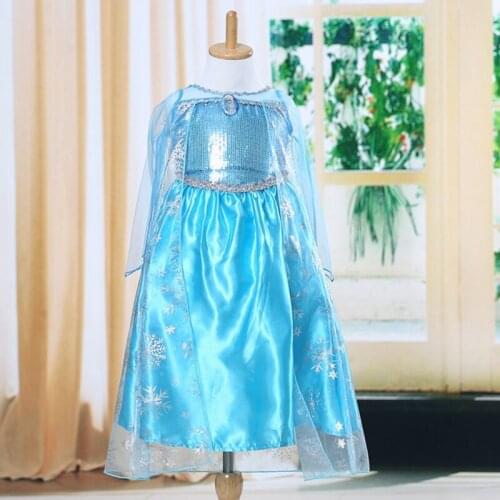 Kids Girl Princess Party Fancy Dress Up Cosplay Costume New Lot Snow Princess Dress Up Fancy Costumes