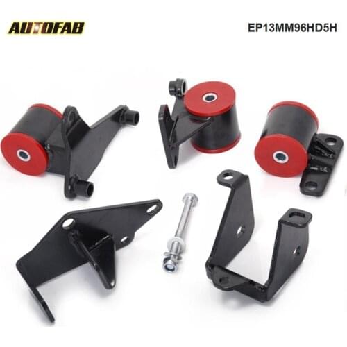 For 96-00 HONDA CIVIC EK SI DX LX EX SOLID MOTOR MOUNT H22 H23 H-SERIES ENGINE SWAP EPMAN AF-EP13MM96HD5H