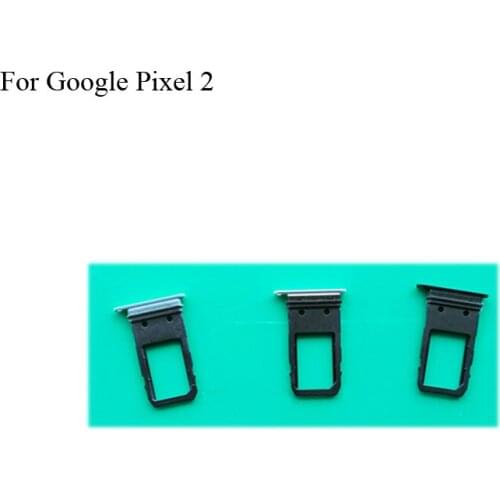 For Google Pixel 2 New Original Sim Card Holder Tray Card Slot For Google Pixel 2 Pixel2 Sim Card Holder Replacement