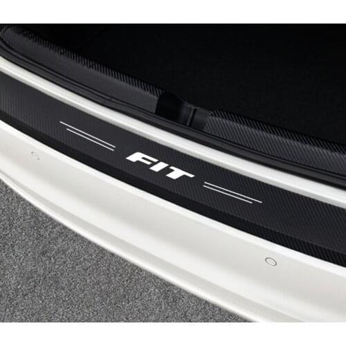 For Honda Fit 1 2 3 4 Jazz GP5 GP4 GP2 GP1 Hybrid 2016 2015 2014 2013 2012 2011 Car Trunk Rear Bumper Sticker Tuning Accessories