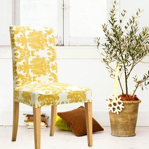 Hot Spandex Dining Chair Cover Stretch Chair Covers Machine Washable Wedding Decoration Folding Hotel Decor High Quality