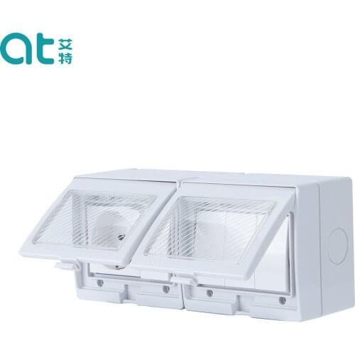 IP55 4Gang Switch 1Gang Socket German Outdoor Power Supply Waterproof Industrial Socket