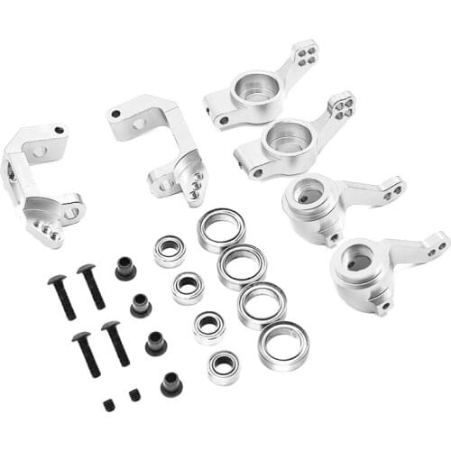 102010 102011 102012 Metal Steering Block Kunckle Bearing Set for HSP 94123 94111 1/10 RC Car Upgrade Parts