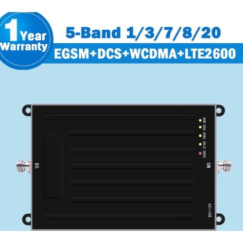 Lintratek 2600 repetidor 4g EGSM 880 DCS 1800 Network Booster 2100 4G LTE 2600 1800 5 Band Booster Europe Mobile Phone Signal 21