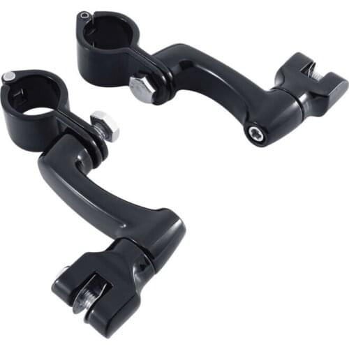 Motorcycle 1 1/4" 32mm Highway Engine Guard Highway Foot Peg Mounts Clamps For Harley Davidson Honda Suzuki Kawasaki Models