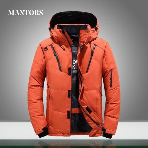 Men Parka Coats 2021 Winter Jacket Thicken Hooded Waterproof Outwear Mens Warm Casual Coat Solid Color Outdoor Overcoat Clothing