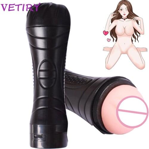 Male Masturbation Cup Vagina Vibrator Automatic Masturbator Real Vagina Mouth Realistic Heating Suction Cup Sex Toy for Man