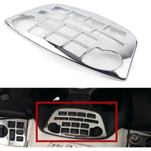 Goldwing Motorcycle Radio Accent Panel Cover Chrome ABS Decoration Trim For Honda Gold Wing GL1800 GL 1800 2001-2011
