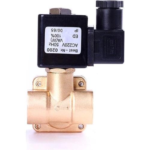 3/8" High Pressure Normally Closed Brass Solenoid Valve 0927 1.6Mpa Pilot Operated Solenoid Valve 220V 24V 12V