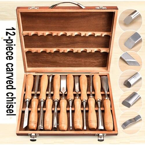 Professional Carving Chisel Wood Carving Hand Chisel Set Woodworking Professional Lathe Gouges Tools DIY Artcrafts Hand toos set