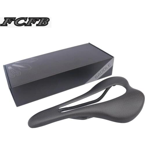 FCFB no logo full carbon saddle road bike mountain bike big hole Breathable seat saddle cycling bicycles refreshing seat
