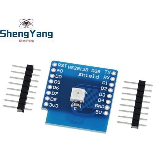 1pcs ShengYang WS2812B RGB SHIELD for WeMos D1 mini