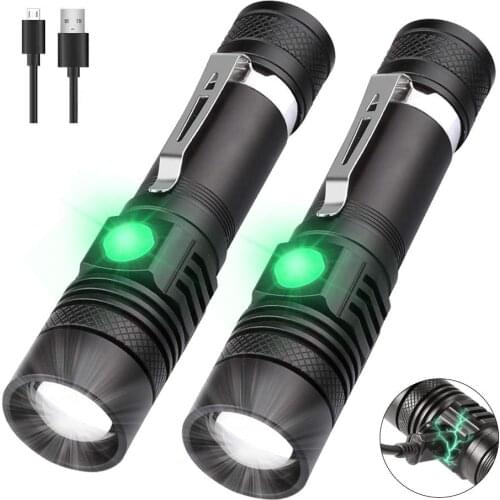 6000LM Super Bright Led flashlight USB linterna led torch T6/L2/V6 Power Tips Zoomable Bicycle Light 18650 Rechargeable