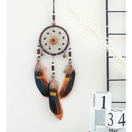 Car hangers hand-woven products 7cm dream Cather net hang room decoration car hang decoration air hang dreamCather birthday gift