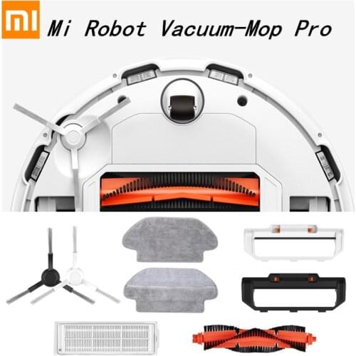 Xiaomi Mijia STYTJ02YM (Mi Robot Vacuum-Mop Pro) Sweeping Vacuum Cleaner Accessories Main Roller Side Brush Liver Filter Mop