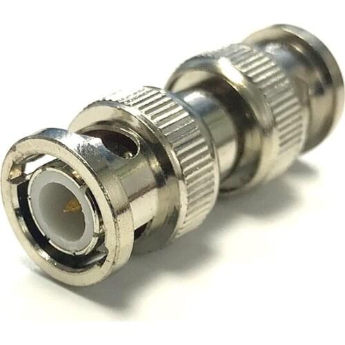 1PC BNC male switch BNC male plug RF Coax Connector Adapter Coupler straight nickelplated NEW