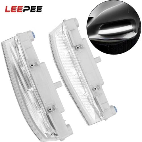 2Pcs Car LED DRL Daytime Running Lamp Fog Light For Mercedes Benz C-Class W204/S204 2007-2014 W212 2009-2014 R172 2012 2013