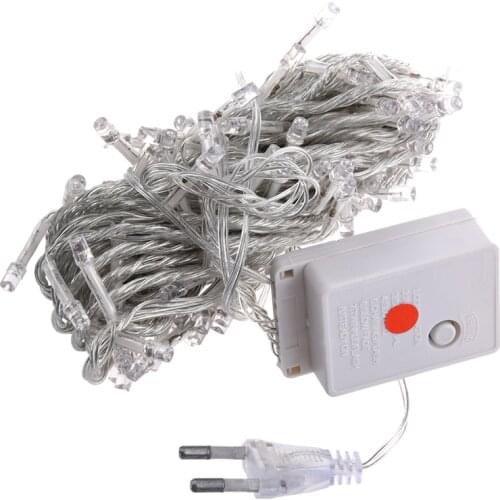 220-250V 100 Leds 10M LED String Light For Christmas Party, Halloween, Home , Garden, Trees, Festive Parties, Indoor/Outdoor Dec