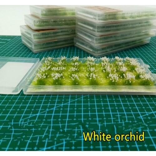 56pcs/lot architecture scale model Grass Tuft snow grass for building kits toy Christmas model