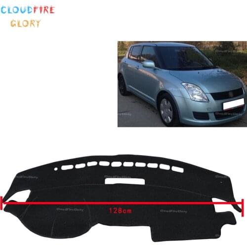 CloudFireGlory Dashboard Cover Dashmat Dash Mat Pad Sun Shade Dash Board Cover Carpet Protective Mat For Suzuki Swift 2005-2010
