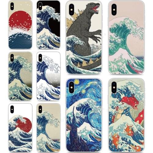Wave off Kanagawa Cover For Asus Zenfone 7 Pro ZS671KS ZS670KS 6 5 5Z 4 Rog Phone 2 3 Max Pro M1 Plus M2 Shot Lite L1 Phone Case