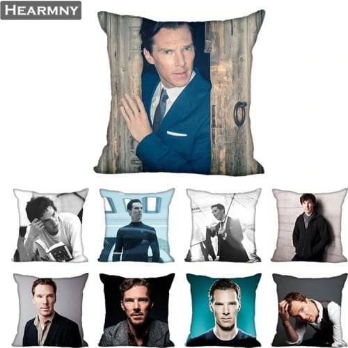 Benedict Cumberbatch Pillow Case For Home Decorative Pillows Cover Invisible Zippered Throw PillowCases 40X40,45X45cm
