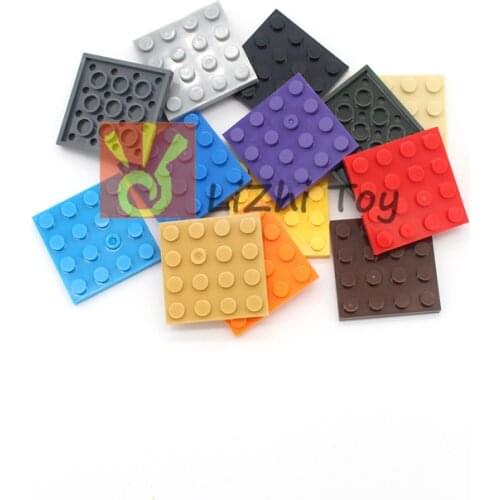 MOC Brick Parts 3031 Plate 4 x 4 Classic Piece DIY enlighten Building Block Toy Accessory
