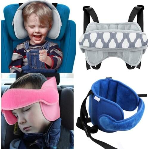 Baby Safety Car Seat Sleep Head Support Adjustable Playpens Sleep Positioner Travel Stroller Soft Pillow Sleep Positioners Baby