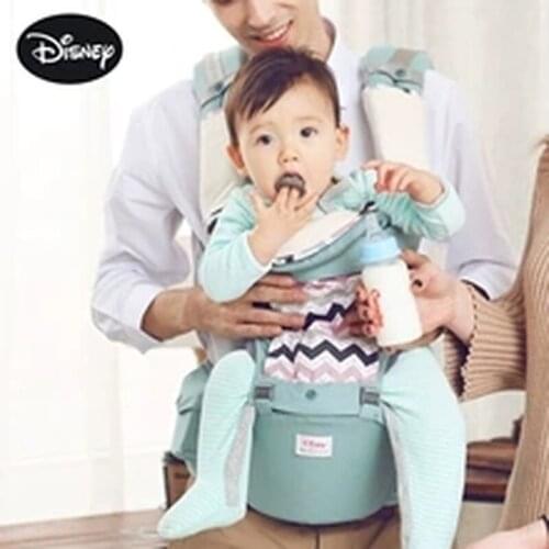 Disney Minnie Mickey Baby Carrier Newborn Cute Baby Lumbar Stool Seat Multifunctional Outing Practical Backpack Baby Carrier