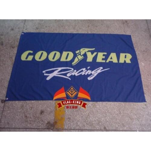 For good year racing team flag,good year racing banner,90*150CM polyster flagking brand flag
