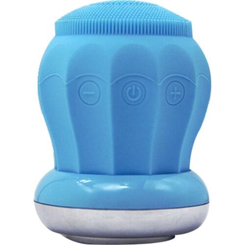 Electric Facial Cleansing Brush Device Rechargeable Skin Care Cleanser Gentle Exfoliation for All Skin Types Skin Care Tool EK