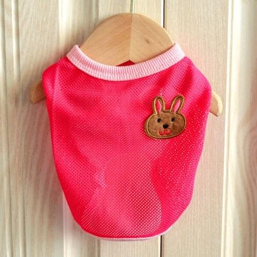 Cartoon Animal Dog Clothes Pet Summer Thin Cool Mesh Vest for Dogs Two-legged T-shirt Small Puppy Fashion Clothing Wholesale