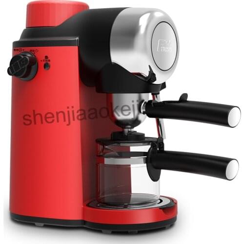 MD-2005 Household Coffee maker automatic italian cafe espresso coffee machine Stainless steel + PP material small coffee maker