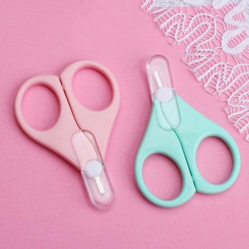 Cute Convenient Safety Nail Clippers Scissors Cutter For Newborn Daily Baby Nail Shell Shear Manicure Tool Baby Nail Scissors