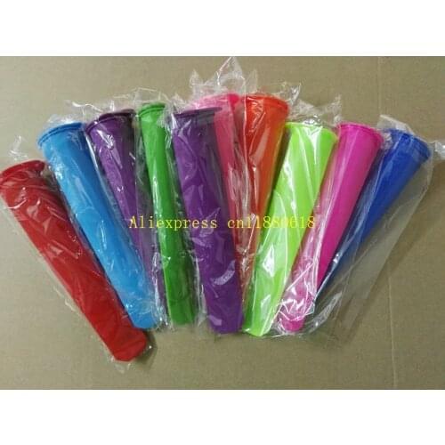20cm Longth Silicone Push Up Ice Cream Jelly Lolly Maker Popsicle Mould Mold,50pcs/lot