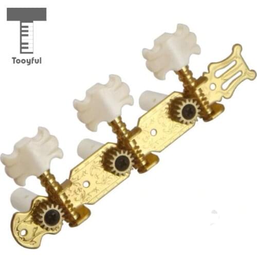 Tooyful Guitar String Tuning Pegs Tuners Keys String Machine Heads for Classic Guitars 3R3L Inline