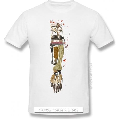 Shinobi Prosthetic Print 100% Cotton Funny T Shirts Sekiro Shadows Die Twice Wolf Sengoku Kuro Game Men Fashion Streetwear