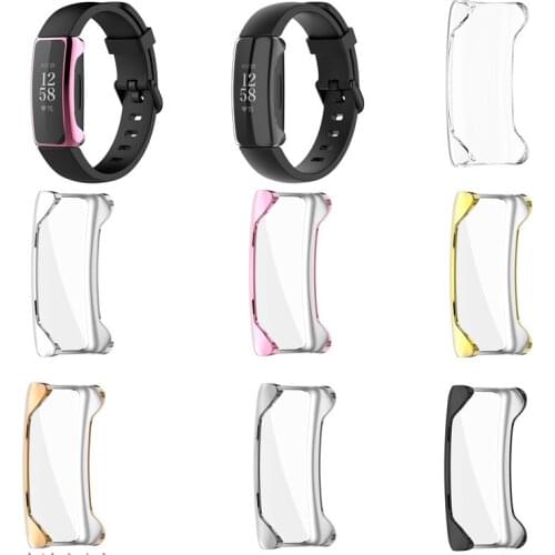 100pc PC Protective Case For Fitbit Inspire 2 Smart Watch Shockproof Anti-scratch Cover Shell For Inspire2 Smartwatch Accessorie