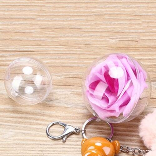 10pcs Transparent Balls Sphere Baubles DIY Ornament Hanging For Christmas Tree Party B99