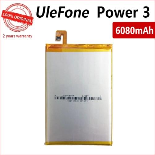 100% Original 6800mAh Power 3 Battery For Ulefone Power 3 Phone High quality Batteries With Tracking Number