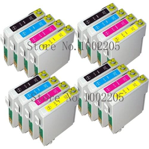 16 Compatible Ink Cartridges for Epson Stylus T0711-T0714 T0715 T0711 T0712 T0713 T0714 Inkjet Printer