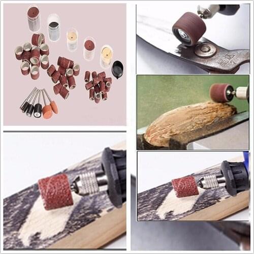 206pcs/set Rotary Tool Accessory Kit Sanding Bands Power Drill Multi Polishing Tool