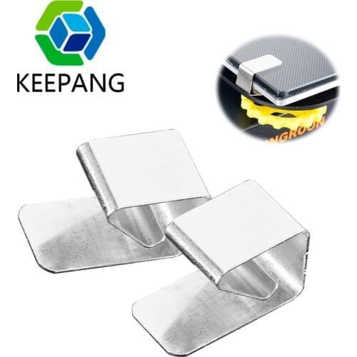 4/2/1pcs Stainless Steel Ultrabase Glass Plate Clamps For Ender 3 UM2 Hotbed Fixing clip Heated Platform Retainer