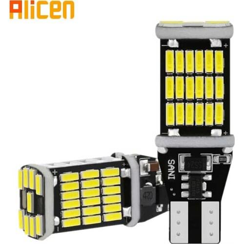 White, yellow and red decoding car reversing lights taillights, 2, T15 4014 45SMD, high-power highlight, super bright 1200LM