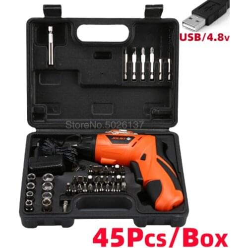 4.8V Electric Mini Screwdriver Set Lithium Battery Multi-functional Usb Rechargeable Hand Drill Portable Multifunctional