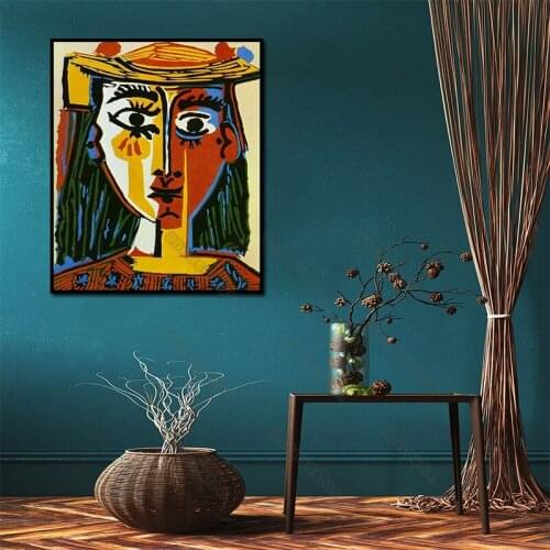 European Style Canvas Painting Wall Poster Great Modern Art Masters Pablo Picasso Cubism Pictures for Home Rooms Wall Decora