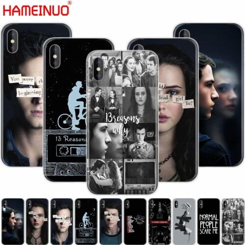 HAMEINUO 13 reasons why Design Newly Arrived cell phone Cover case for iphone X 8 7 6 4 4s 5 5s SE 5c 6s plus