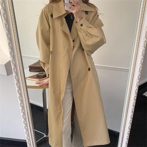 Heeylace Women's Long Trench Coats