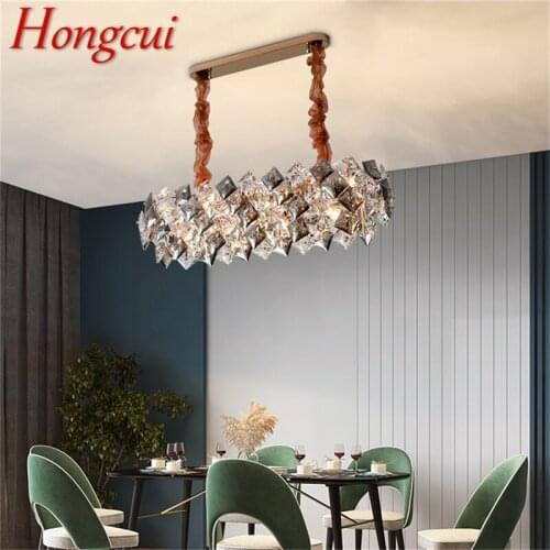 Hongcui Pendant Light Postmodern Luxury Crystal Creative LED Lamp Fixture For Home Dining Living Room